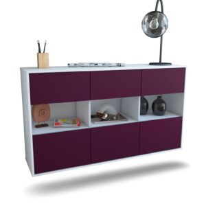Sideboard Paterson, Lila, hängend (136x79x35cm)