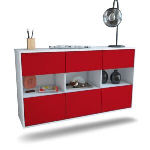 Sideboard Paterson, Bordeaux, hängend (136x79x35cm)