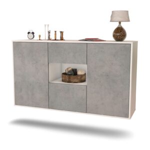 Sideboard Pasadena, Beton, hängend (136x79x35cm)