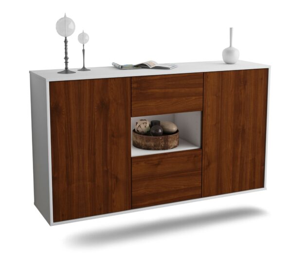 Sideboard Pasadena, Walnuss, hängend (136x79x35cm)