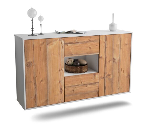 Sideboard Pasadena, Pinie, hängend (136x79x35cm)
