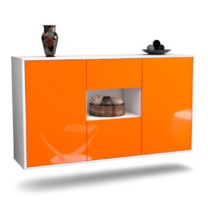 Sideboard Pasadena, Orange, hängend (136x79x35cm)