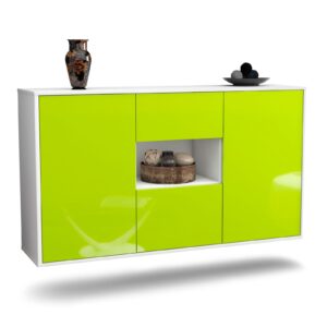 Sideboard Pasadena, Grün, hängend (136x79x35cm)