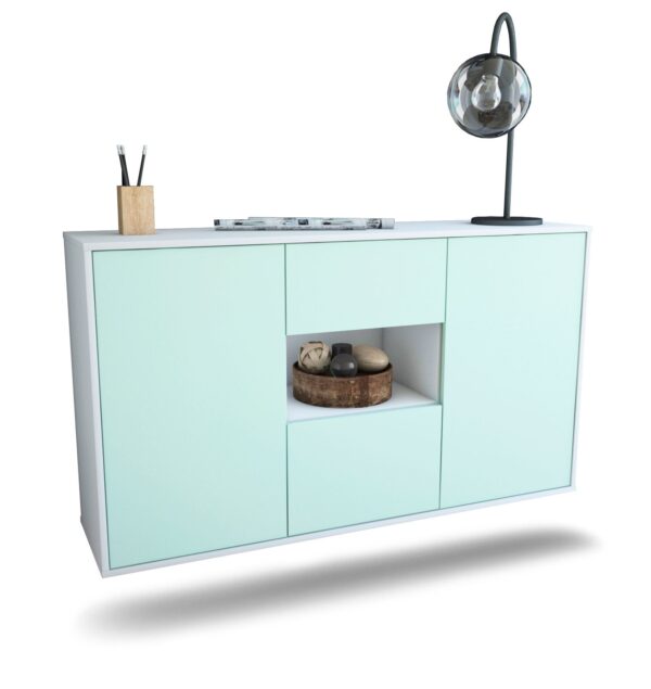 Sideboard Pasadena, Mint, hängend (136x79x35cm)