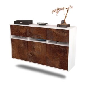 Sideboard Joliet, Rost, hängend (136x79x35cm)