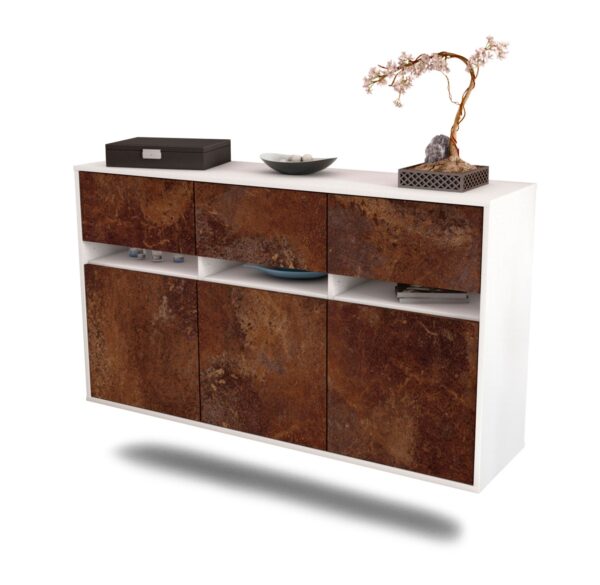 Sideboard Joliet, Rost, hängend (136x79x35cm)