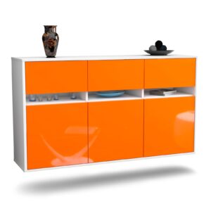 Sideboard Joliet, Orange, hängend (136x79x35cm)