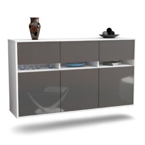 Sideboard Joliet, Grau, hängend (136x79x35cm)
