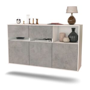 Sideboard Enterprise, Beton, hängend (136x79x35cm)