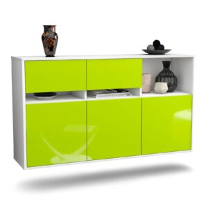 Sideboard Enterprise, Grün, hängend (136x79x35cm)