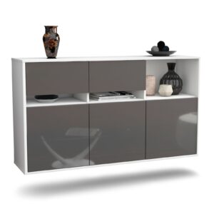 Sideboard Enterprise, Grau, hängend (136x79x35cm)