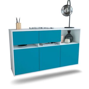 Sideboard Enterprise, Türkis, hängend (136x79x35cm)