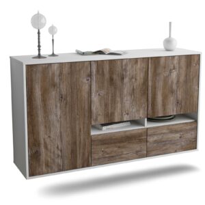 Sideboard Lancaster, Treibholz, hängend (136x79x35cm)