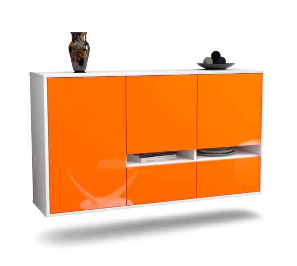 Sideboard Lancaster, Orange, hängend (136x79x35cm)