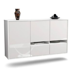 Sideboard Lancaster, Weiß, hängend (136x79x35cm)