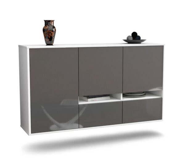 Sideboard Lancaster, Grau, hängend (136x79x35cm)