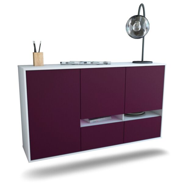 Sideboard Lancaster, Lila, hängend (136x79x35cm)