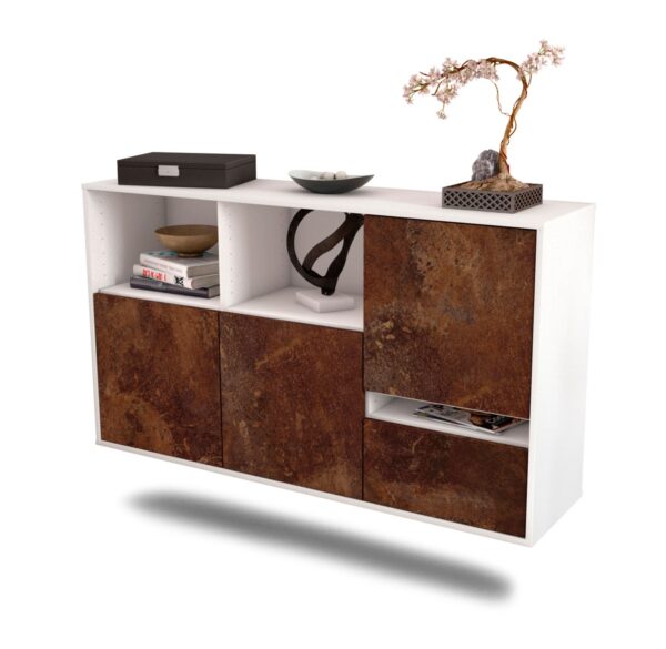 Sideboard Salinas, Rost, hängend (136x79x35cm)