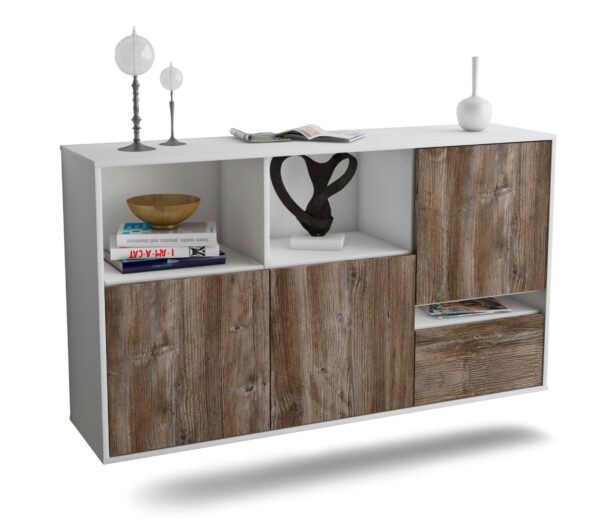 Sideboard Salinas, Treibholz, hängend (136x79x35cm)
