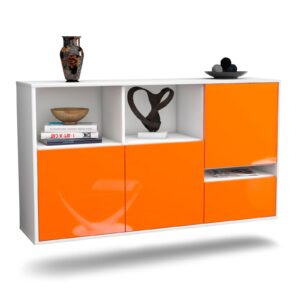 Sideboard Salinas, Orange, hängend (136x79x35cm)