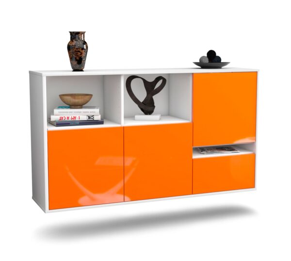 Sideboard Salinas, Orange, hängend (136x79x35cm)