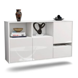 Sideboard Salinas, Weiß, hängend (136x79x35cm)