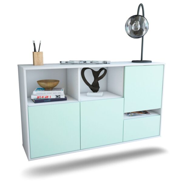Sideboard Salinas, Mint, hängend (136x79x35cm)