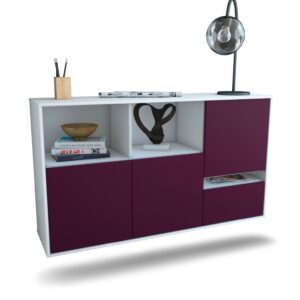 Sideboard Salinas, Lila, hängend (136x79x35cm)
