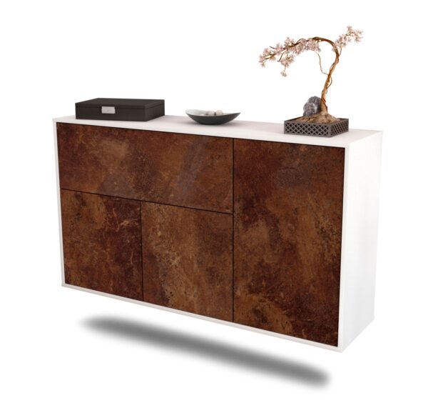 Sideboard Naperville, Rost, hängend (136x79x35cm)