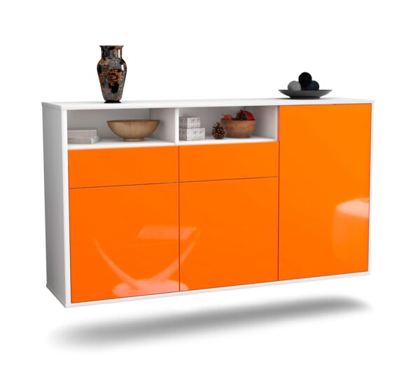 Sideboard Hollywood, Orange, hängend (136x79x35cm)