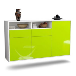 Sideboard Hollywood, Grün, hängend (136x79x35cm)