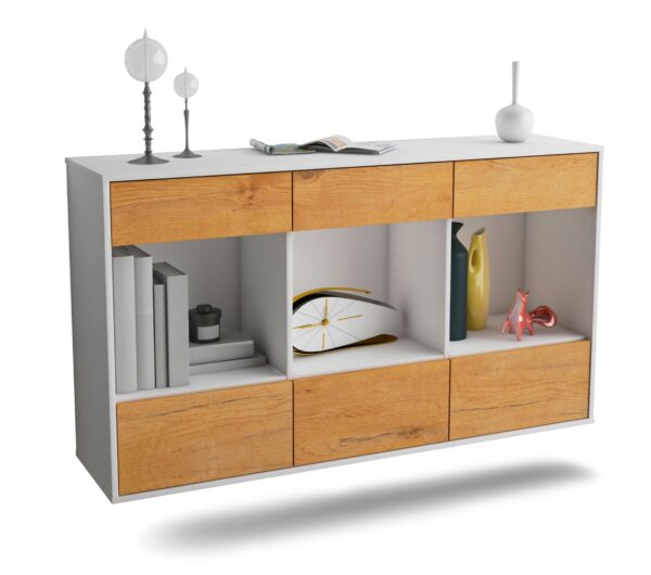 Sideboard Torrance, Eiche, hängend (136x79x35cm)