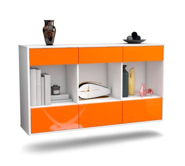 Sideboard Torrance, Orange, hängend (136x79x35cm)