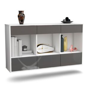 Sideboard Torrance, Grau, hängend (136x79x35cm)
