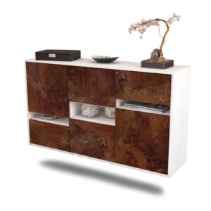 Sideboard Hayward, Rost, hängend (136x79x35cm)
