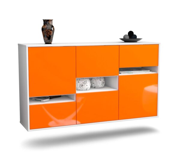 Sideboard Hayward, Orange, hängend (136x79x35cm)