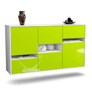 Sideboard Hayward, Grün, hängend (136x79x35cm)