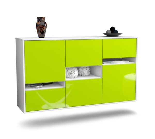 Sideboard Hayward, Grün, hängend (136x79x35cm)