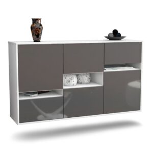 Sideboard Hayward, Grau, hängend (136x79x35cm)