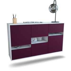 Sideboard Hayward, Lila, hängend (136x79x35cm)
