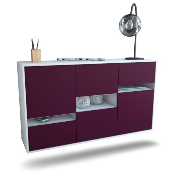 Sideboard Hayward, Lila, hängend (136x79x35cm)