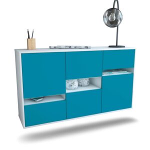 Sideboard Hayward, Türkis, hängend (136x79x35cm)
