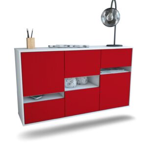 Sideboard Hayward, Bordeaux, hängend (136x79x35cm)