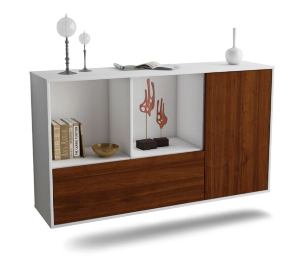 Sideboard Palmdale, Walnuss, hängend (136x79x35cm)