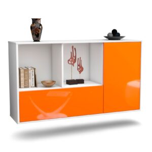Sideboard Palmdale, Orange, hängend (136x79x35cm)