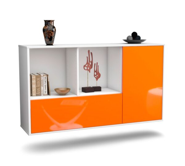 Sideboard Palmdale, Orange, hängend (136x79x35cm)