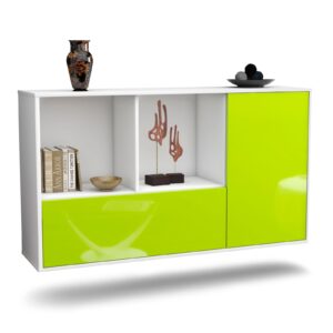 Sideboard Palmdale, Grün, hängend (136x79x35cm)