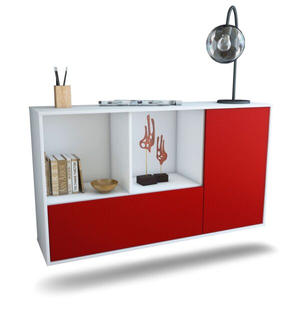 Sideboard Palmdale, Bordeaux, hängend (136x79x35cm)