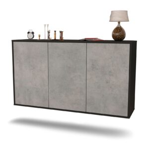 Sideboard Chattanooga, Beton, hängend (136x79x35cm)