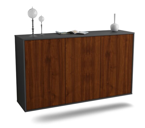 Sideboard Chattanooga, Walnuss, hängend (136x79x35cm)
